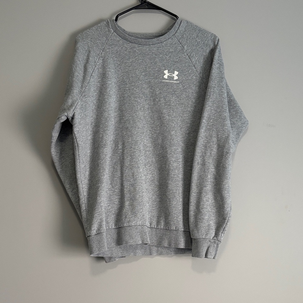 Under Armour Heather Gray Crewneck Sweater